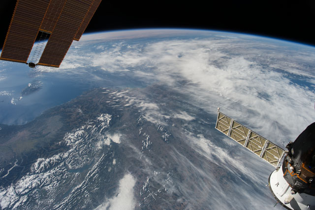 Ultra low orbit cellular satellites provide cellular service in remote areas where terrestrial cell service is not available